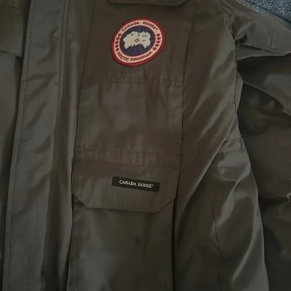 Canada Goose Charcoal Puffer Coat